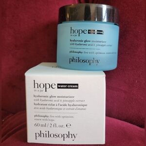 NEW Philosophy Hope in a Jar Hyaluronic Glow Moisturizer - 2oz